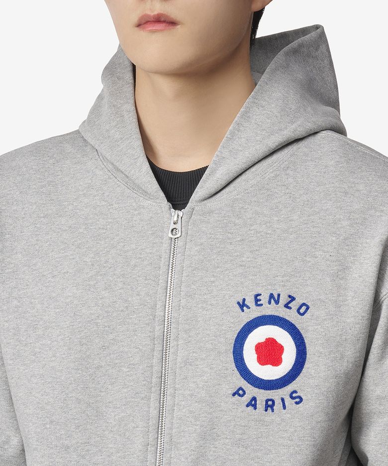 MUSINSA公式 | KENZO パリロゴジップアップフードパーカー - グレー 