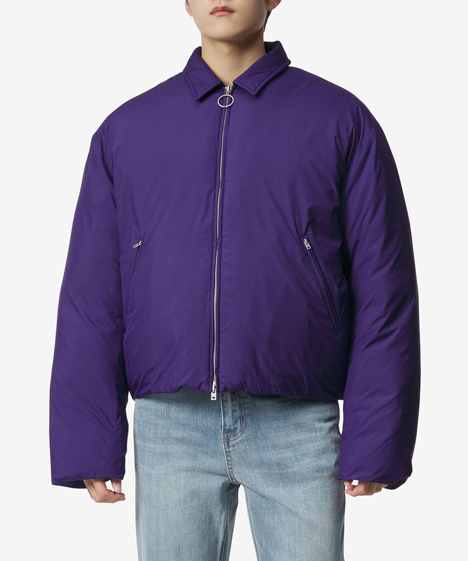 Acne Studios ダウンベスト紫 アクネ　新品 MUSINSA公式 | ACNE STUDIOS ダウンパディングジャケット - パープル