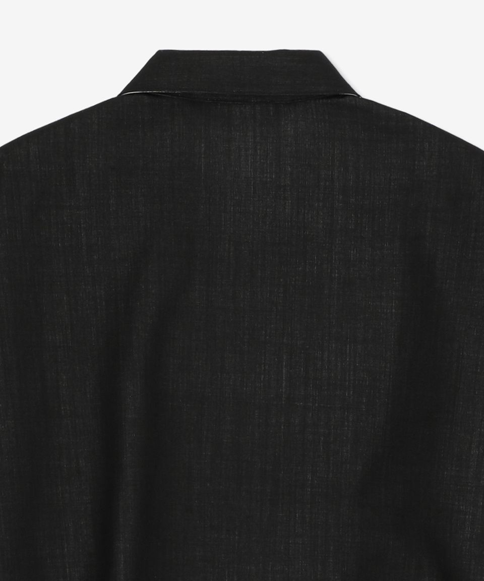 MUSINSA公式 | ACNE STUDIOS Men's Wool Blend Zip-Up Jacket - Black
