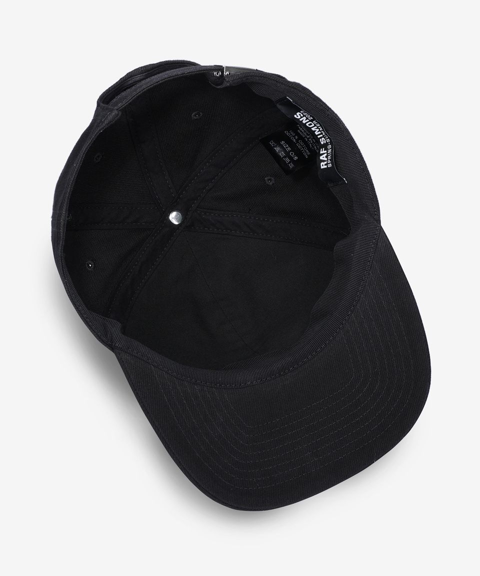 MUSINSA公式 | RAF SIMONS スモールレザーパッチボールキャップ