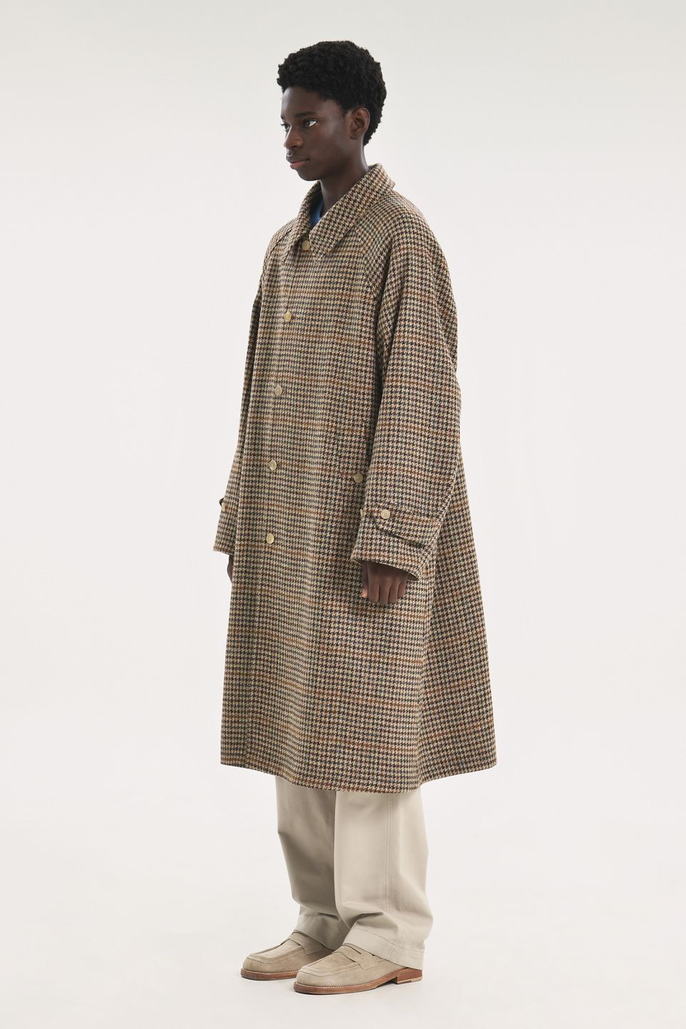 m*3様 Balmacaan Coat　プラージュ　コート　36 MUSINSA | BROWNYARD 23FW Reversible Balmacaan Coat, Beige