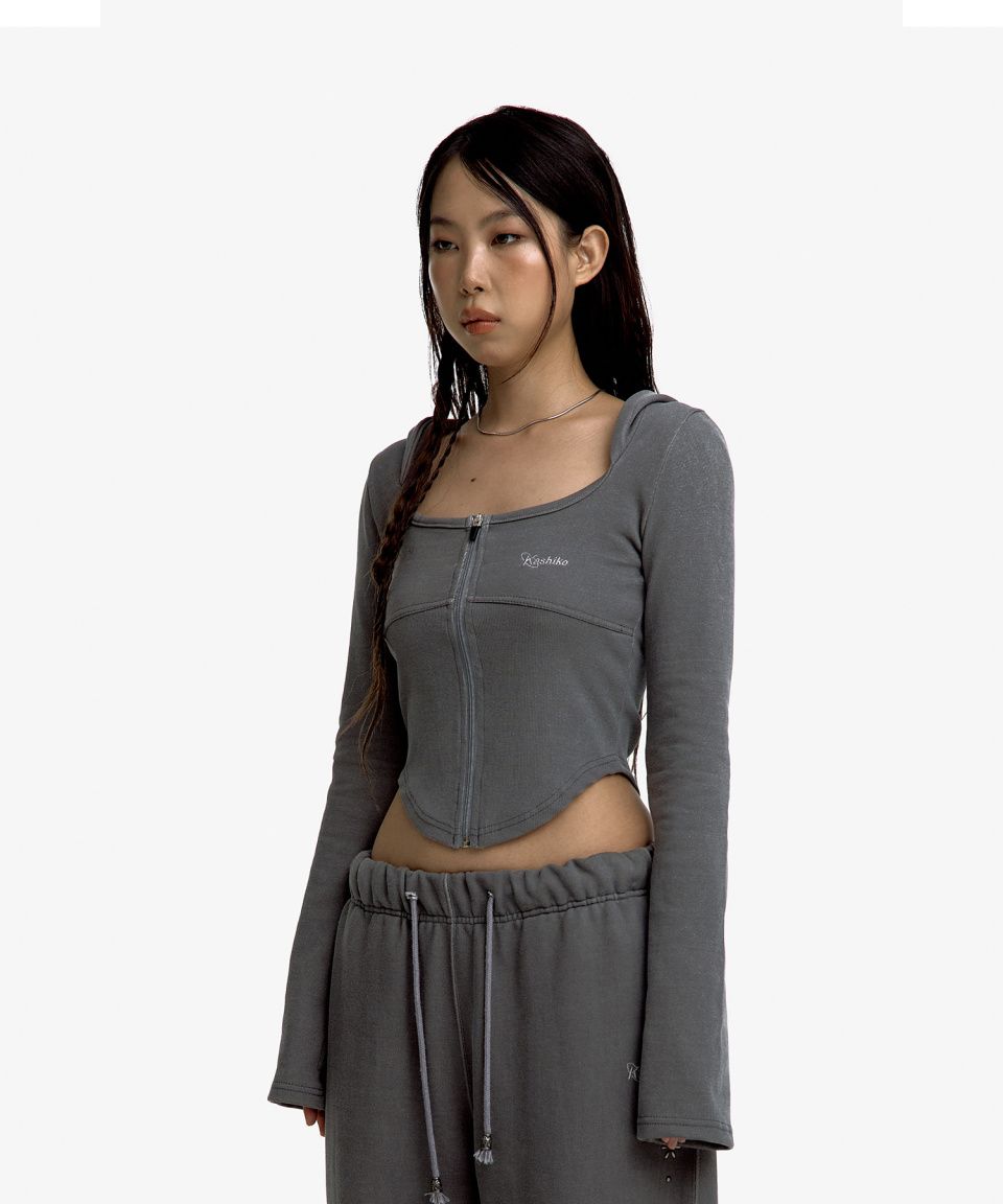トップス kashiko Monk Over Hood Zip-up MUSINSA | KASHIKO Kashiko Comfy Monk hood zip-up