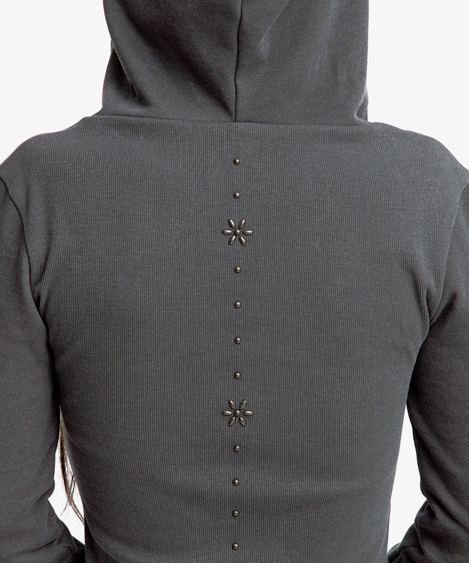 トップス kashiko Monk Over Hood Zip-up KASHIKO] Monk Over Hood Zip-up Charchoal – SellerWork