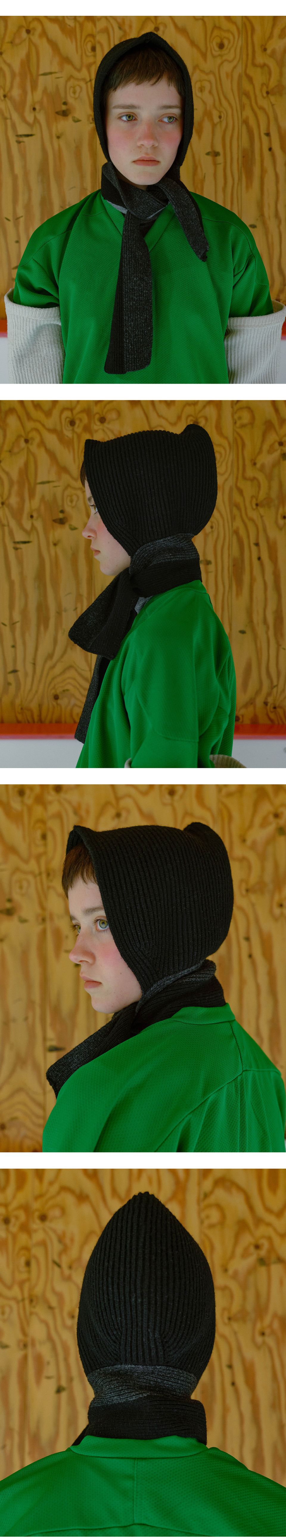 MUSINSA公式 | ENZO BLUES バラクラバマフラー (ブラック)