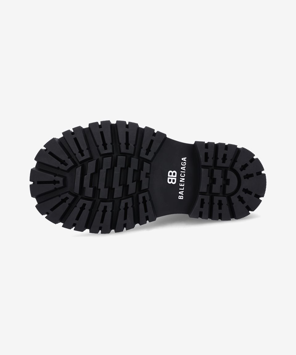 MUSINSA | BALENCIAGA Tractor Lace-Up Zip Boots - Black