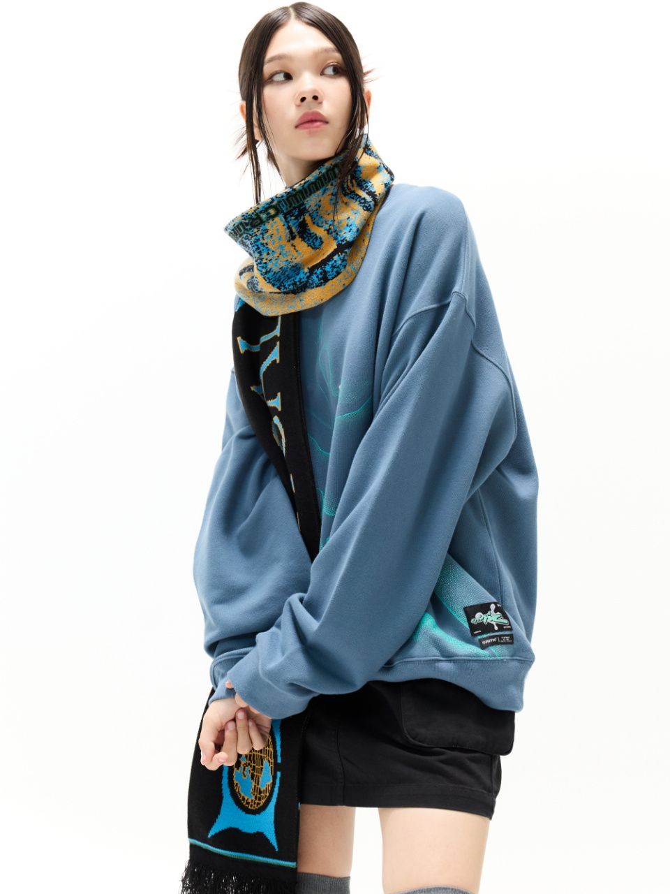 MUSINSA公式 | CRITIC INVASION MUFFLER BLACK