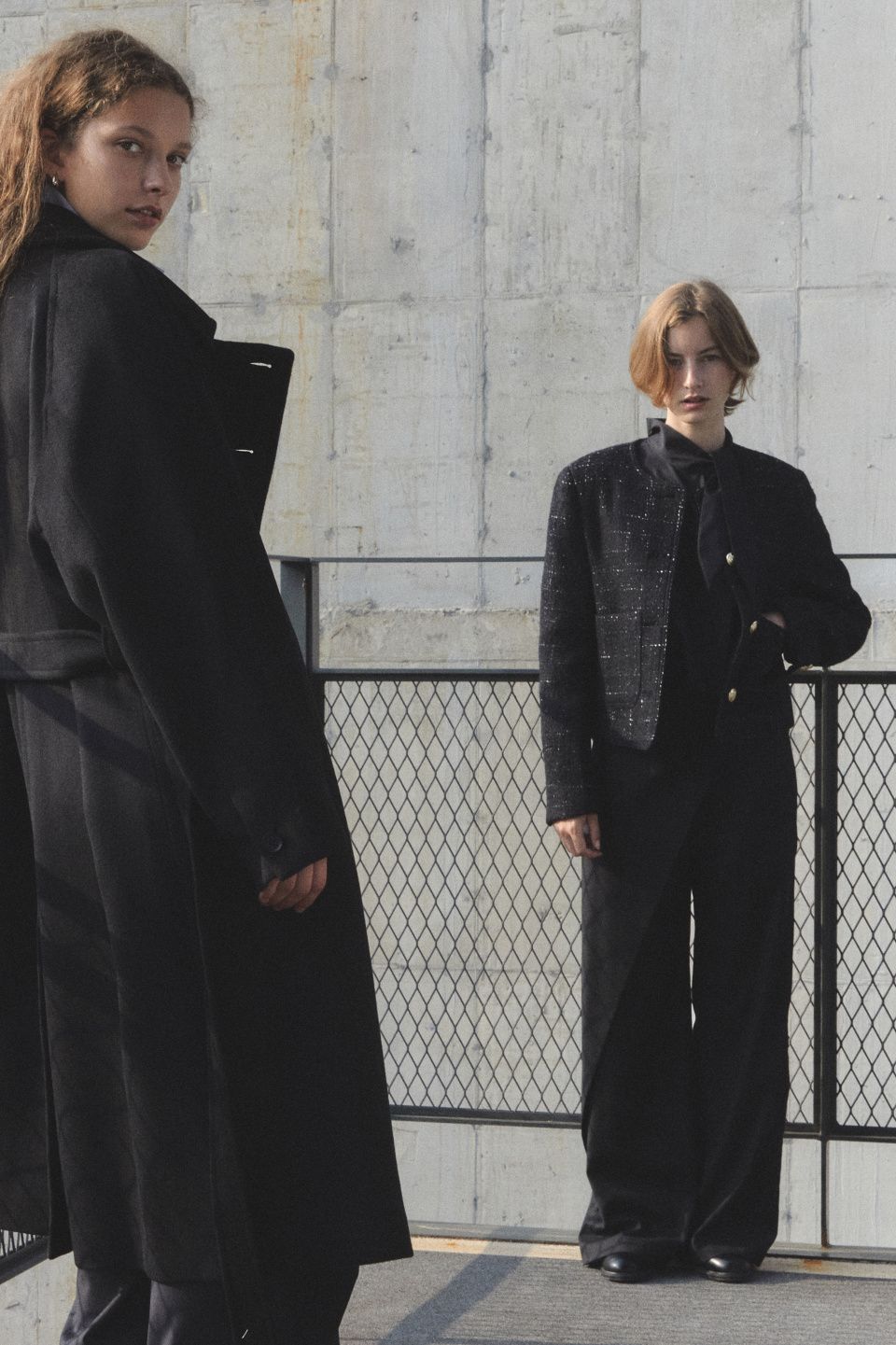 MUSINSA公式 | IHR ツイードウールジャケット / ブラック