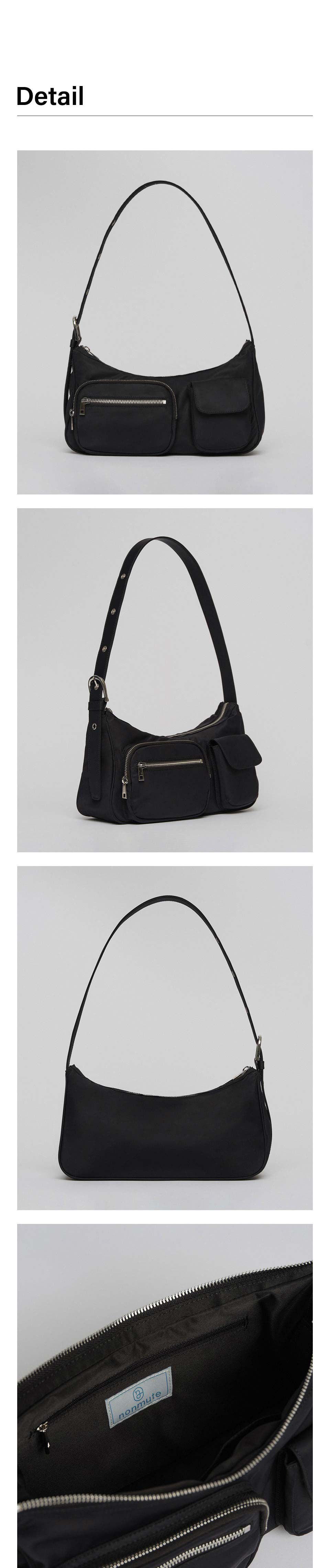 ショルダーバッグ Multi pocket bag Black / NONMUTE MUSINSA公式 | NONMUTE Multi pocket bag-Black