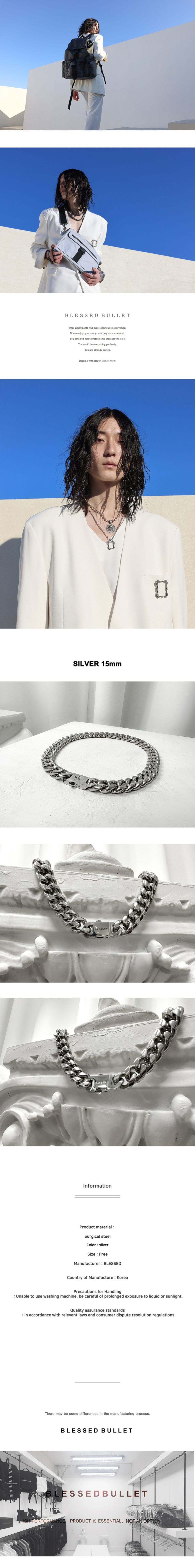 MUSINSA公式 | BLESSED BULLET 15mm SS リバーシブルクラシック 