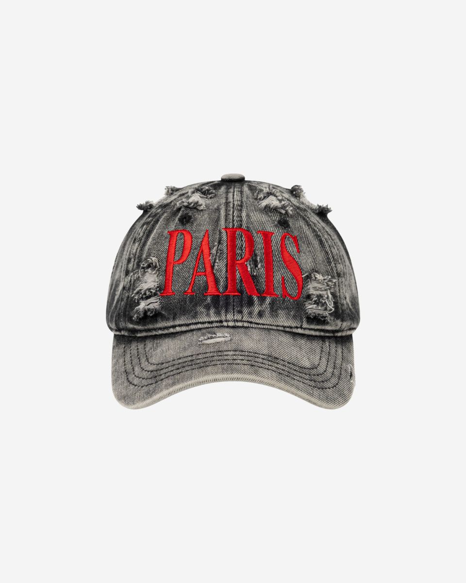 2000아카이브스(2000ARCHIVES) PARIS BALL CAP (BLACK DENIM) - 사이즈