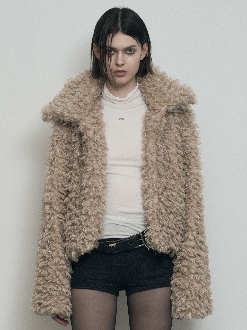 보헤미안 서울(BOHEMSEO) CLOUD FUR JACKET, BEIGE - 사이즈 & 후기