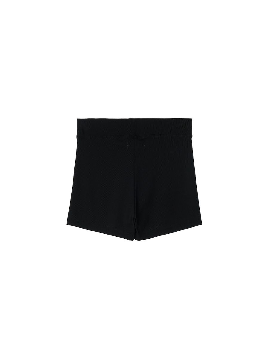 MUSINSA | GLOWNY G CLASSIC RIB SHORTS (BLACK)