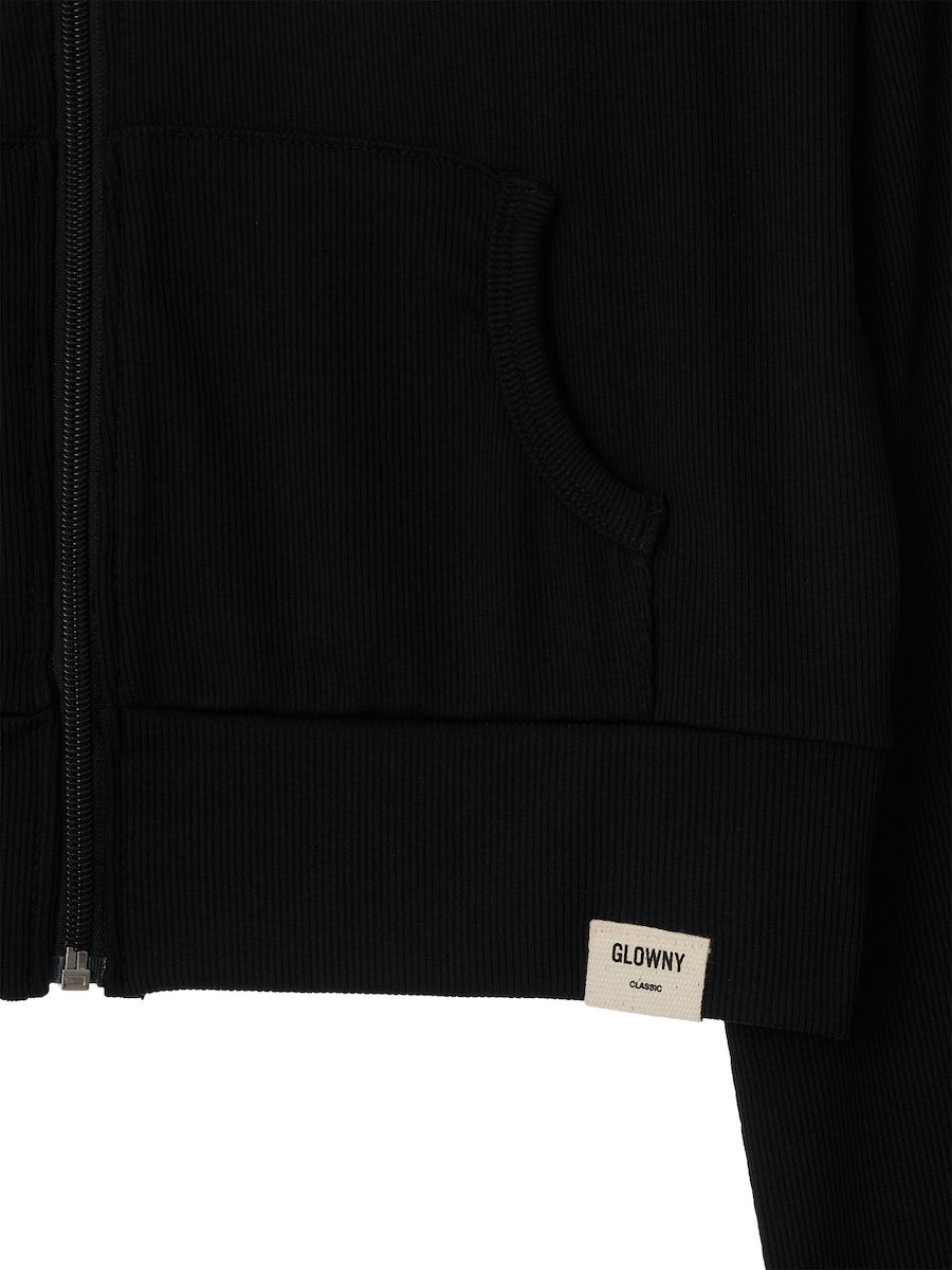 トップス glowny CLASSIC RIB TRACK ZIP-UP MUSINSA | GLOWNY G CLASSIC RIB TRACK ZIP-UP (BLACK)