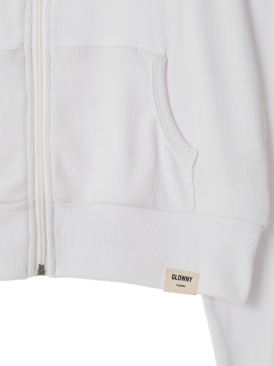 パーカー glowny G CLASSIC RIB TRACK ZIP-UP MUSINSA公式 | GLOWNY G CLASSIC RIB TRACK ZIP-UP (BLACK)