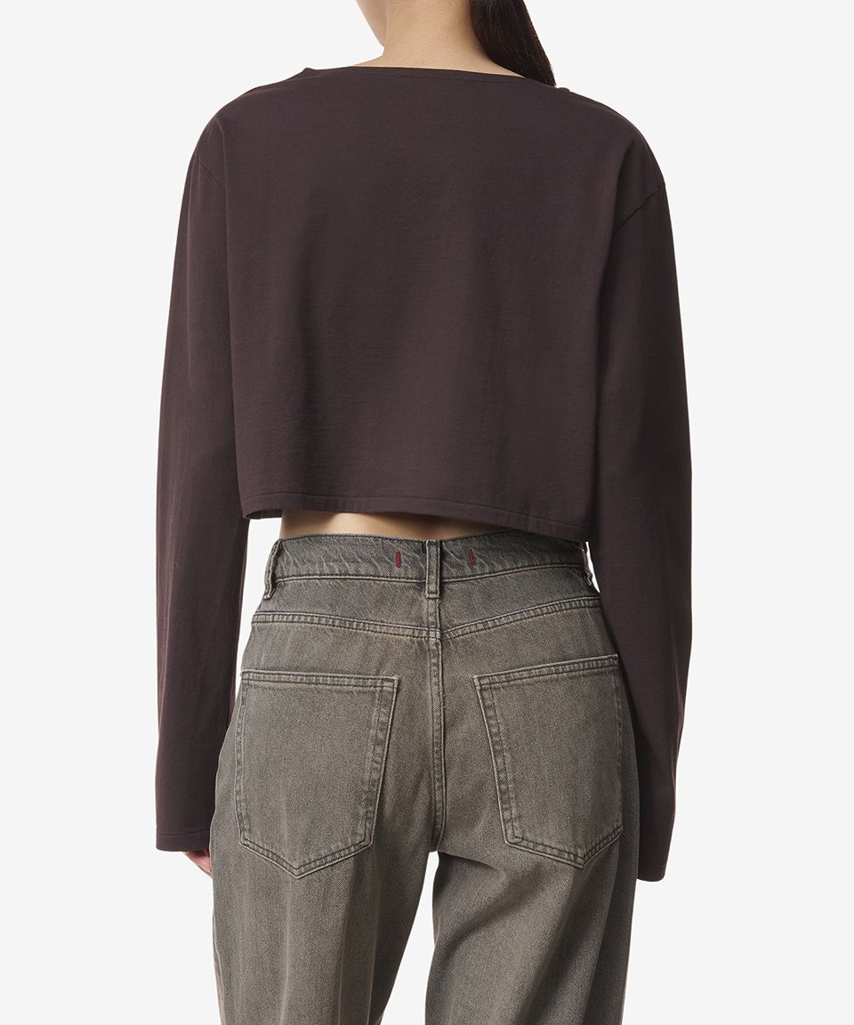 AURALEE 2023 トップス SUPER HIGH GAUGE SHEER RIB L/S TEE - AURALEE Official Website