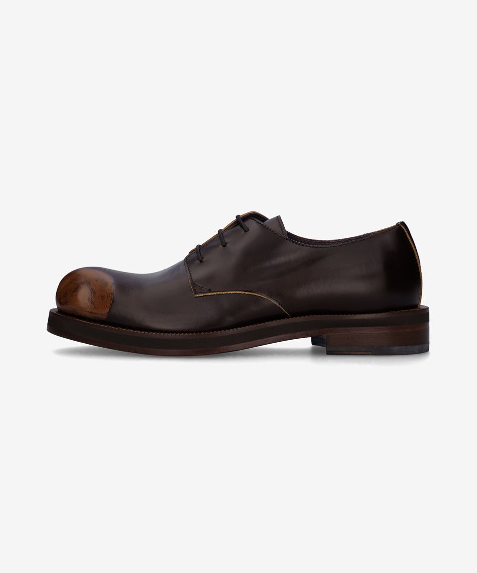 MUSINSA公式 | ACNE STUDIOS Leather The B Shoes - Brown