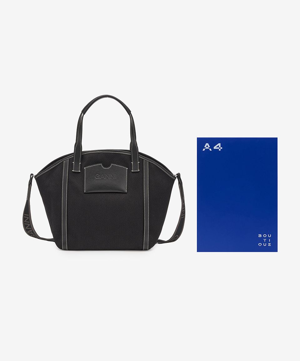 MUSINSA公式 | GANNI ロゴストラップキャンバス トートバッグ