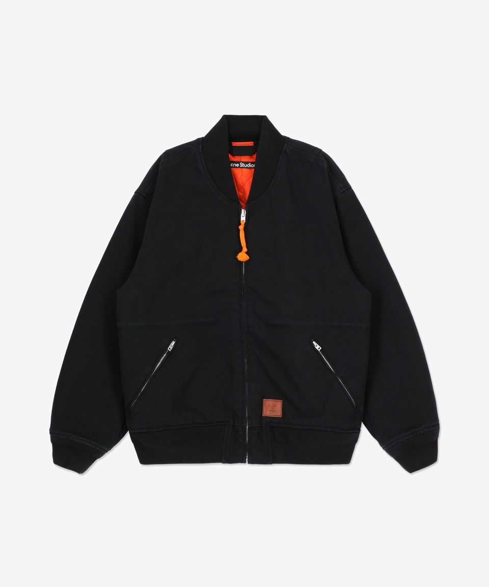 MUSINSA公式 | ACNE STUDIOS コットンボンバージャケット - ブラック