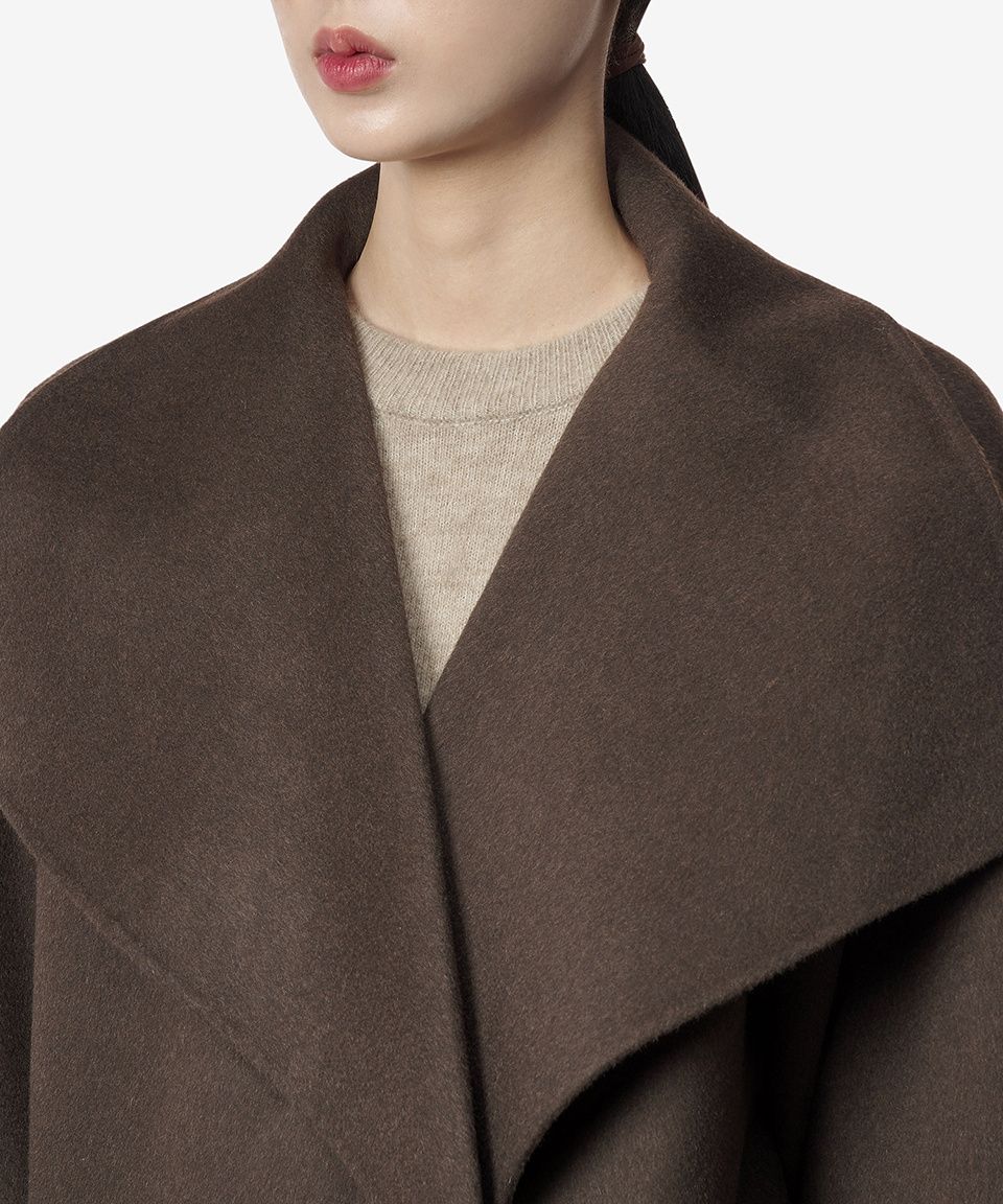 MUSINSA公式 | TOTEME シグニチャーウールカシミヤコート - ブラウン