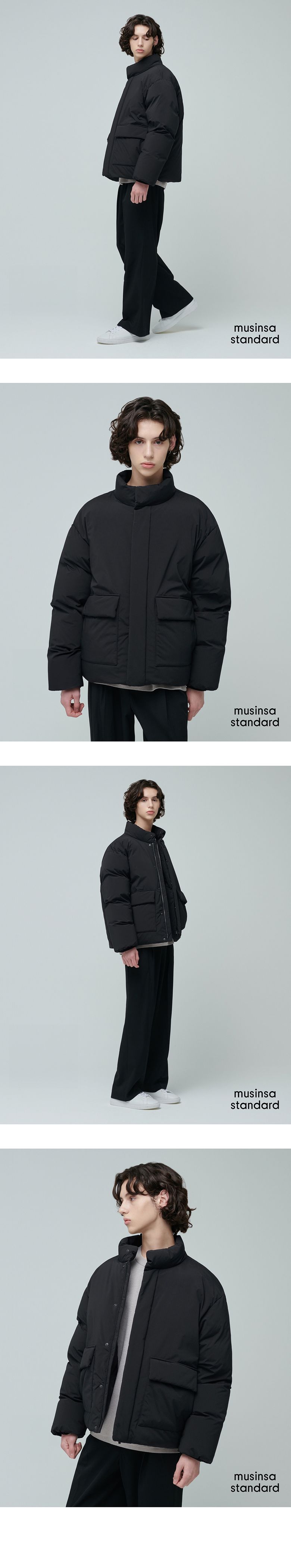 MUSINSA公式 | MUSINSA STANDARD アウトポケットダウンショートパッド 
