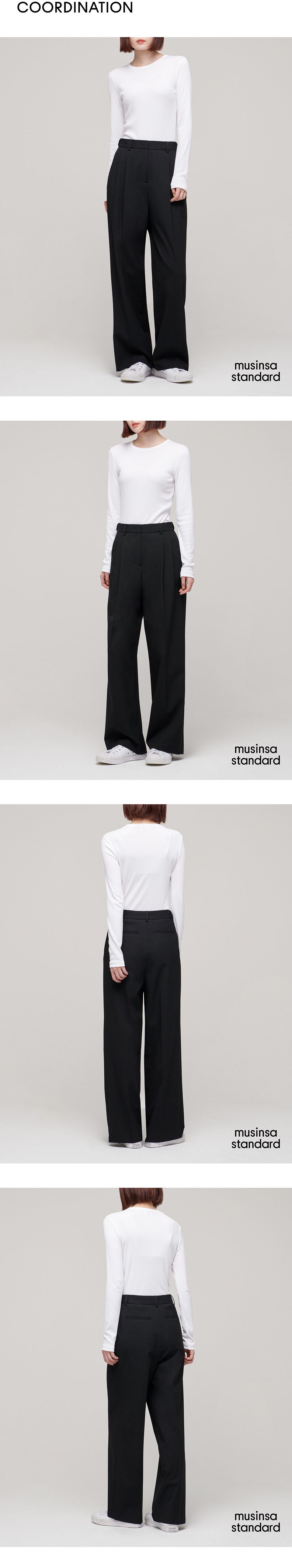 MUSINSA | MUSINSA STANDARD WOMAN Womens High Waist Wide Hidden