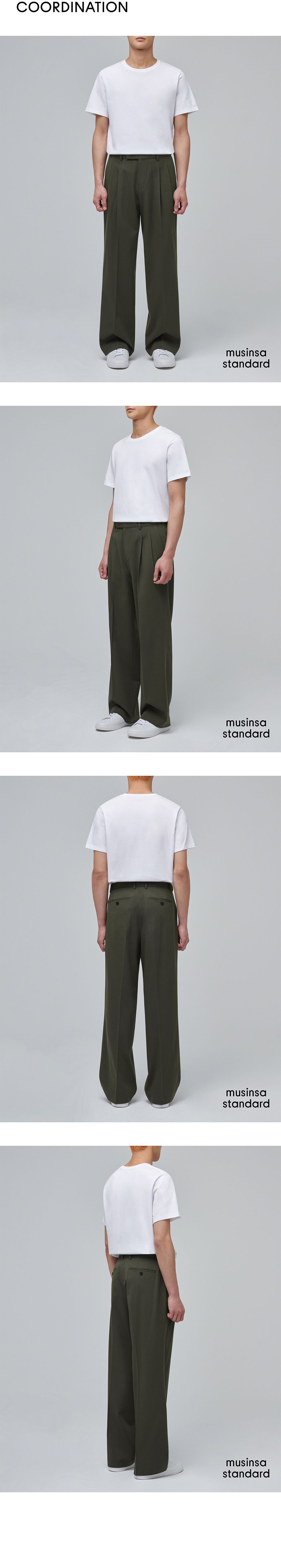 MUSINSA公式 | MUSINSA STANDARD リアルワイドヒドゥンバンディング