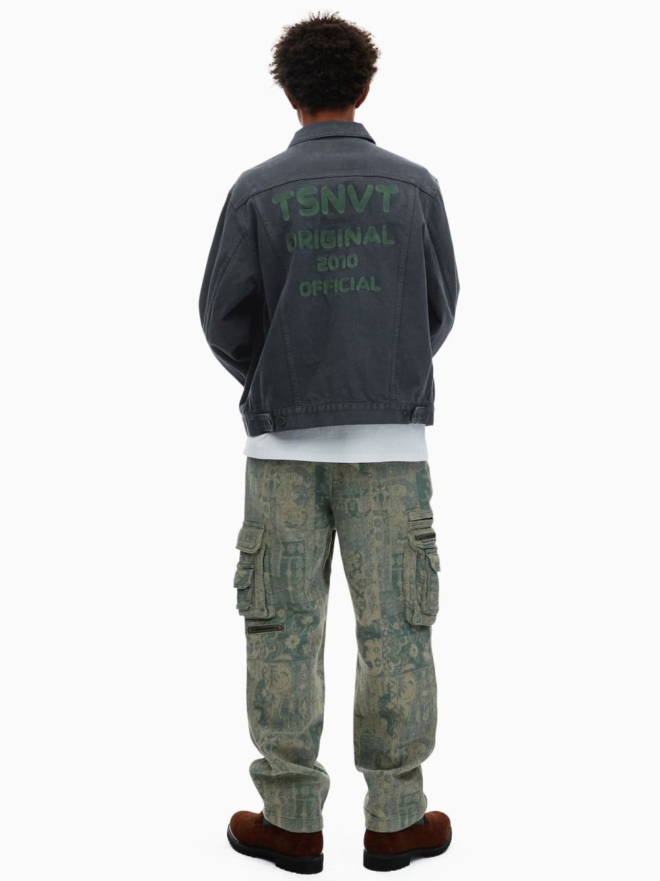 TSNVT Trucker Jacket Beige Jacket T Shirt Jacket Mens
