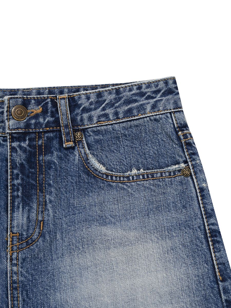 MUSINSA | GLOWNY 99 LOW-RISE MINI SKIRT (BLUE)