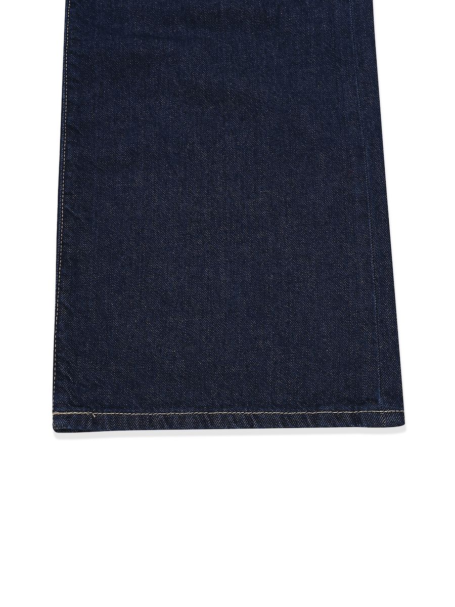 MUSINSA公式 | GLOWNY 901 LOW-RISE WIDE LEG JEANS (DEEP BLUE)