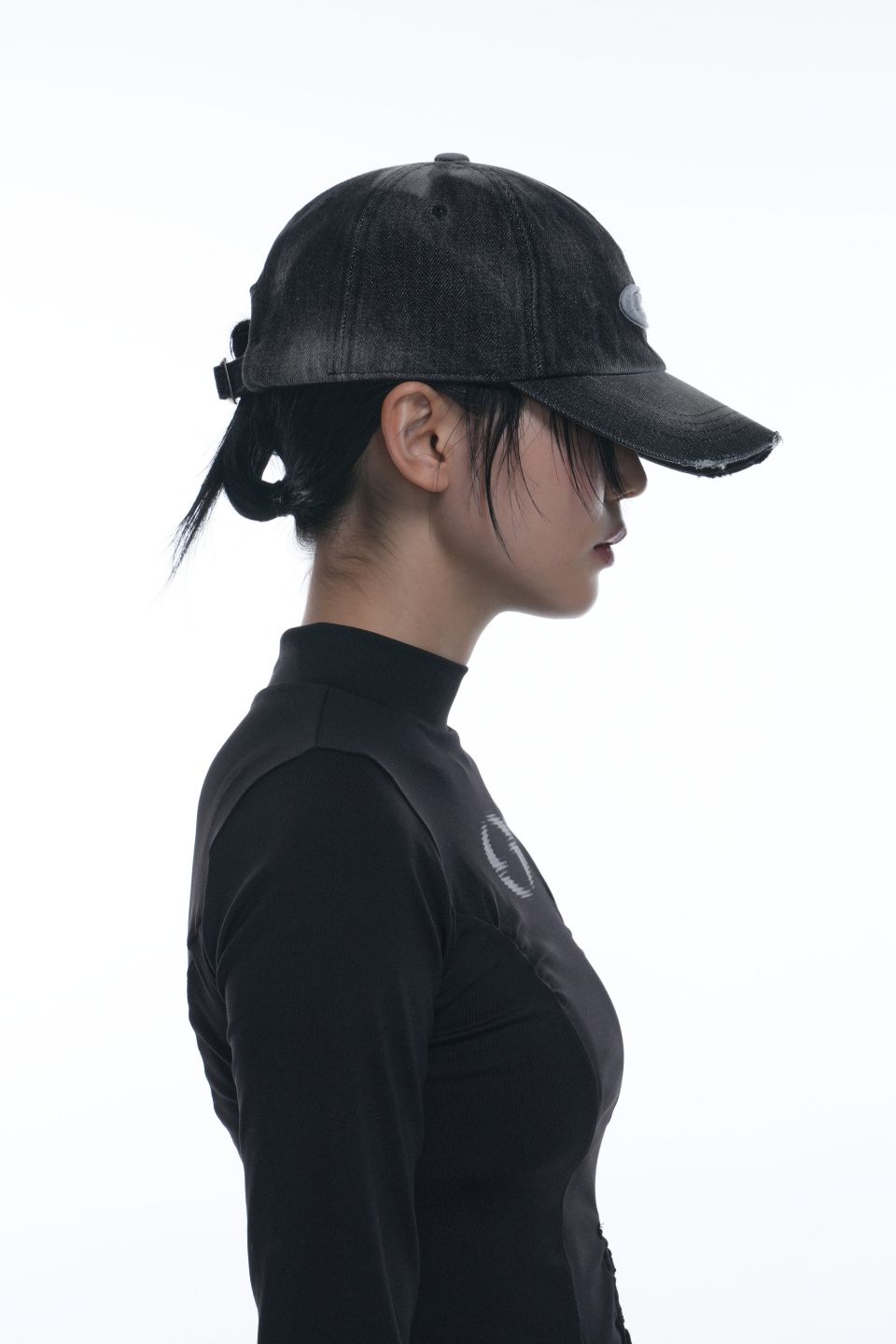 【GRAILZ】DENIM OVAL LOGO CAP [BLACK] MUSINSA | GRAILZ DENIM OVAL LOGO CAP [BLACK]