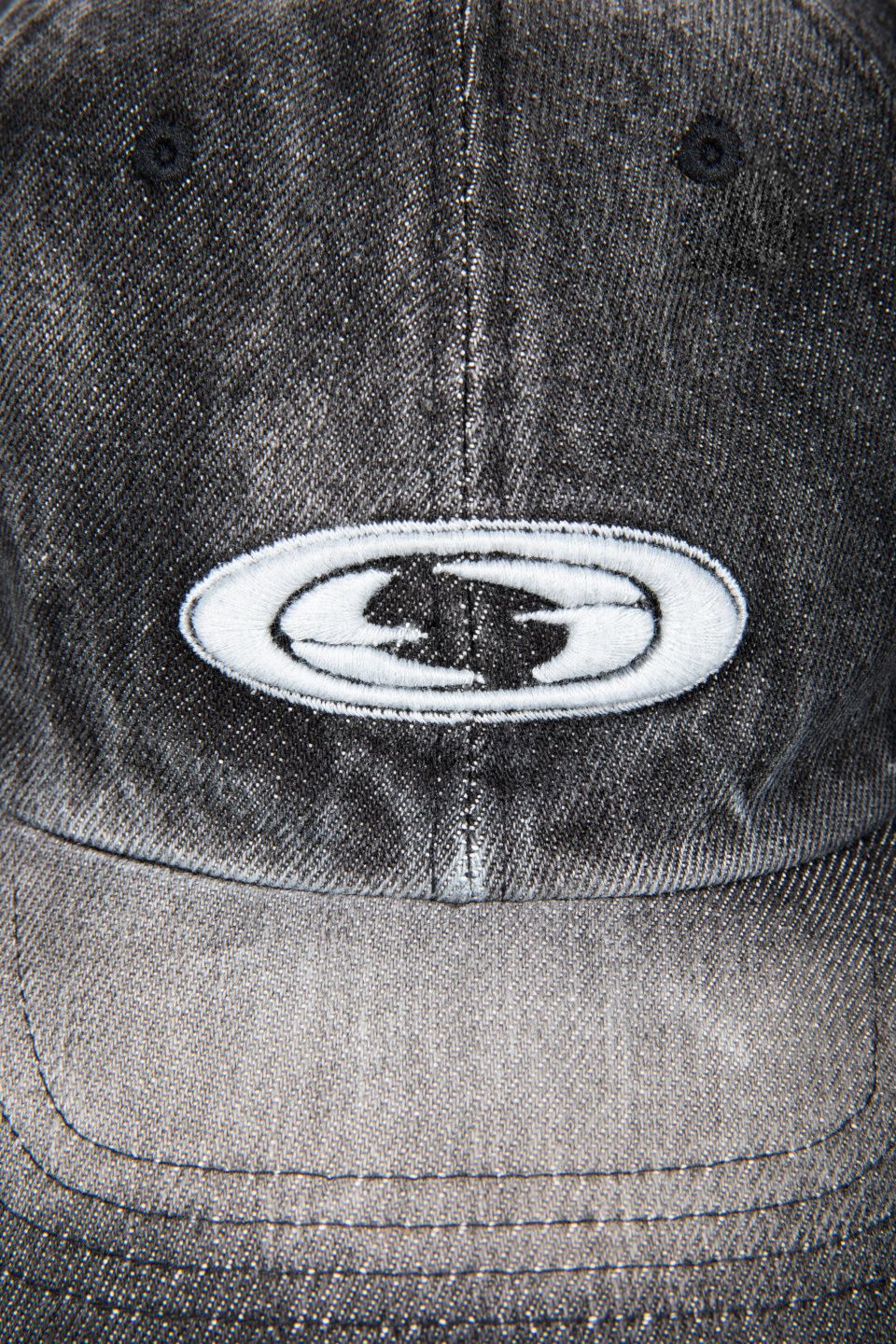 【GRAILZ】DENIM OVAL LOGO CAP [BLACK] MUSINSA | GRAILZ DENIM OVAL LOGO CAP [BLACK]