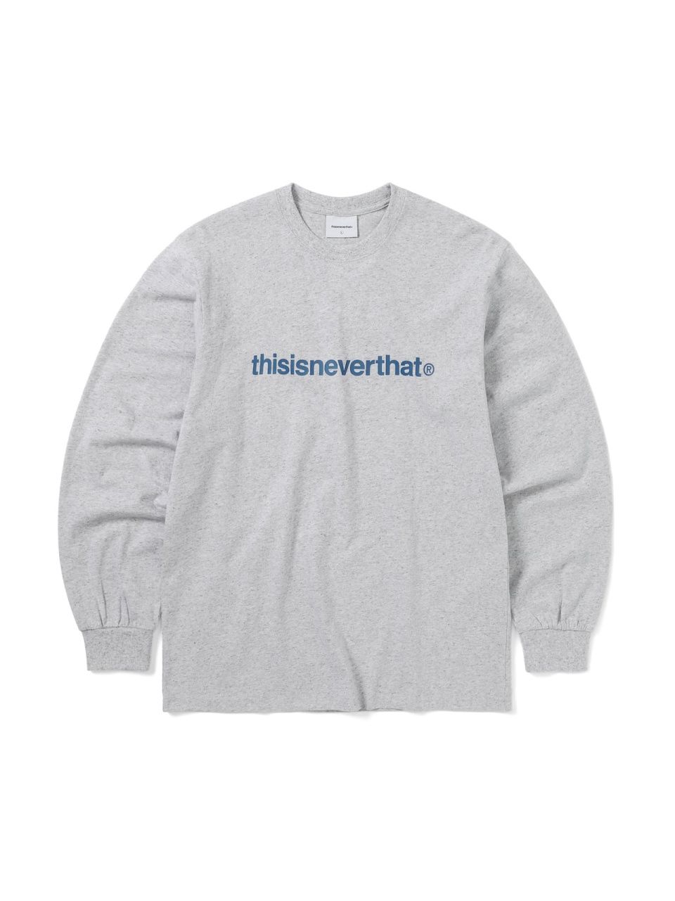 thisisneverthat グレー スウェット M thisisneverthat（ディスイズネバーザット）の「T-Logo Crewneck