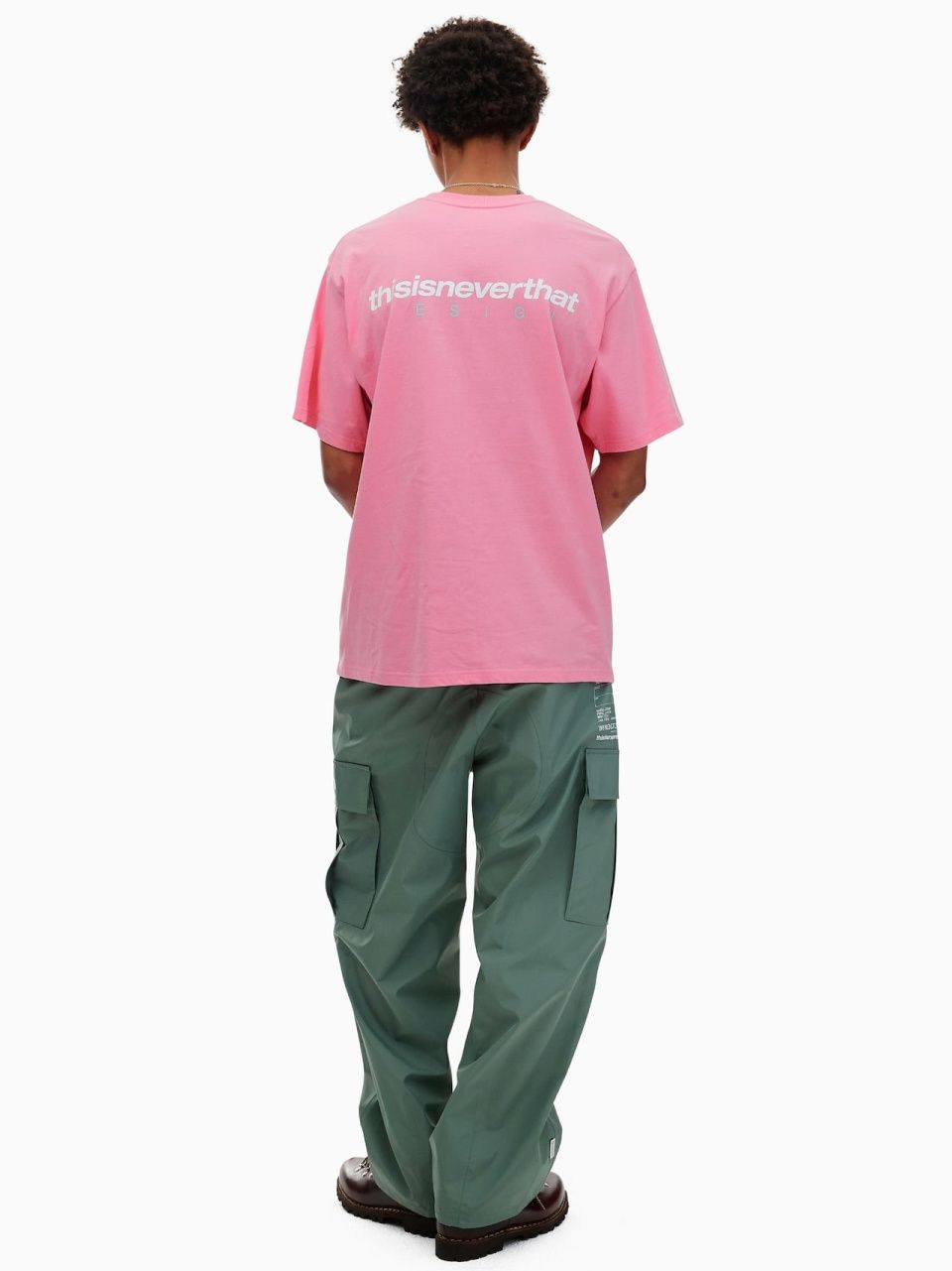 MUSINSA公式 | thisisneverthat DSN-Logo Tee Pink