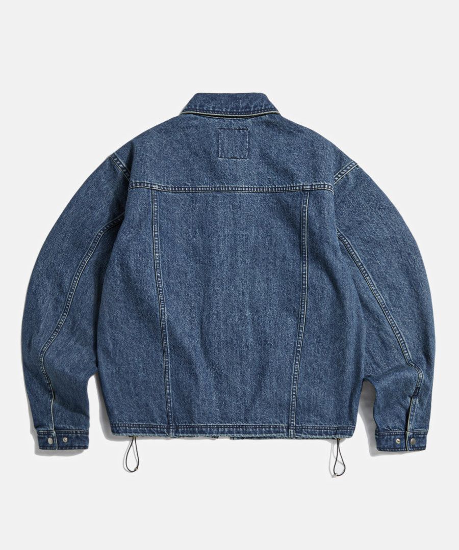 MUSINSA | ESPIONAGE Denim Work Jacket Washed Indigo