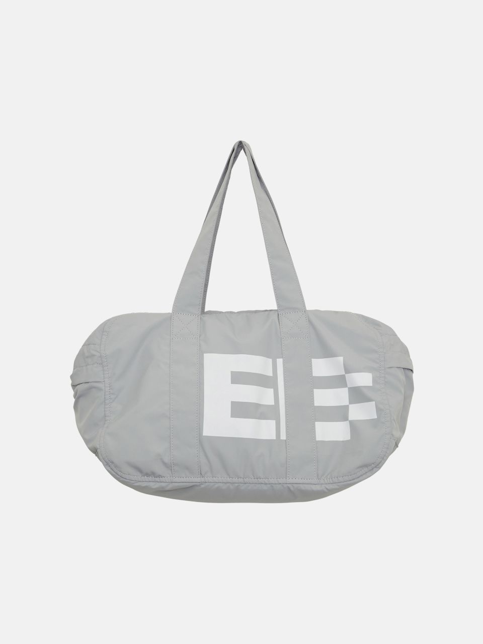 MUSINSA公式 | ENZO BLUES ピクセルロゴショルダーバッグ (ライトグレー)