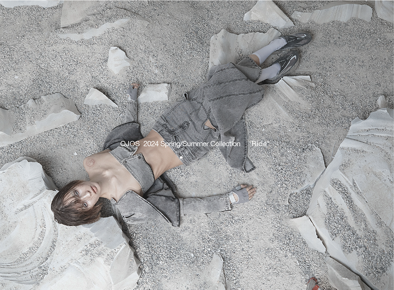 MUSINSA公式 | OJOS Layered Shoulder Strap Long Sleeves